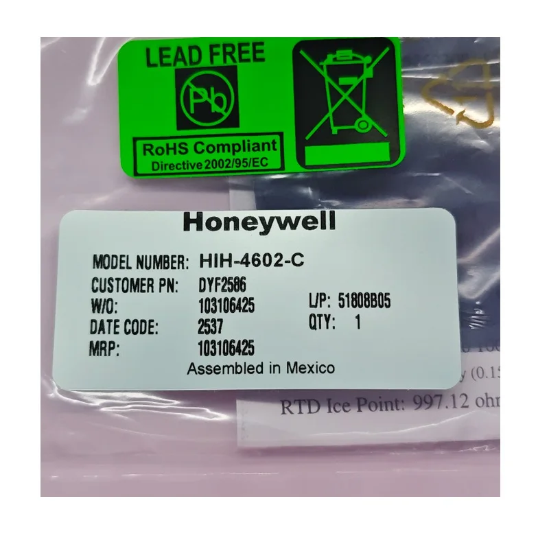 HIH-4602-C Original Board Mount Humidity Sensors Environmental Sensor Circuit Electronic Components For Honeywell