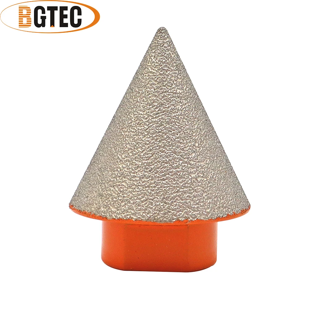 BGTEC-brocas de chaflán cónico de diamante, cortador de azulejos, mármol, hormigón, pulido, agujero de perforación, amoladora de corona, 35mm, M14, 1 unidad
