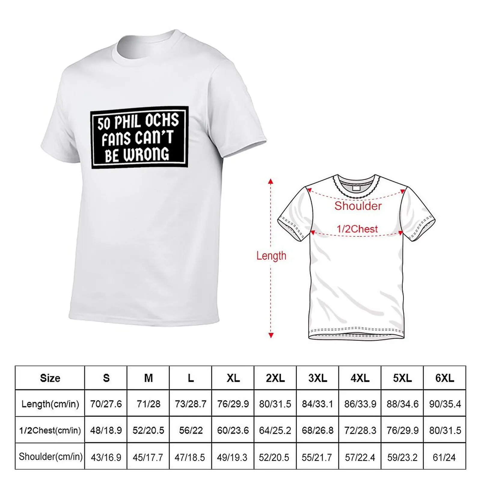 เสื้อยืด 100% ผ้าฝ้าย ลายพิมพ์ Ochs สีขาว รุ่น 50 และ (แฟนคลับฟิล)