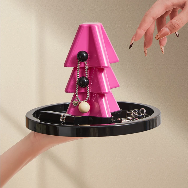 Luxury Entrance Decoration Ornaments High-grade Door Key Storage Holders Creative Christmas Tree Shelf and Storage Tray 4