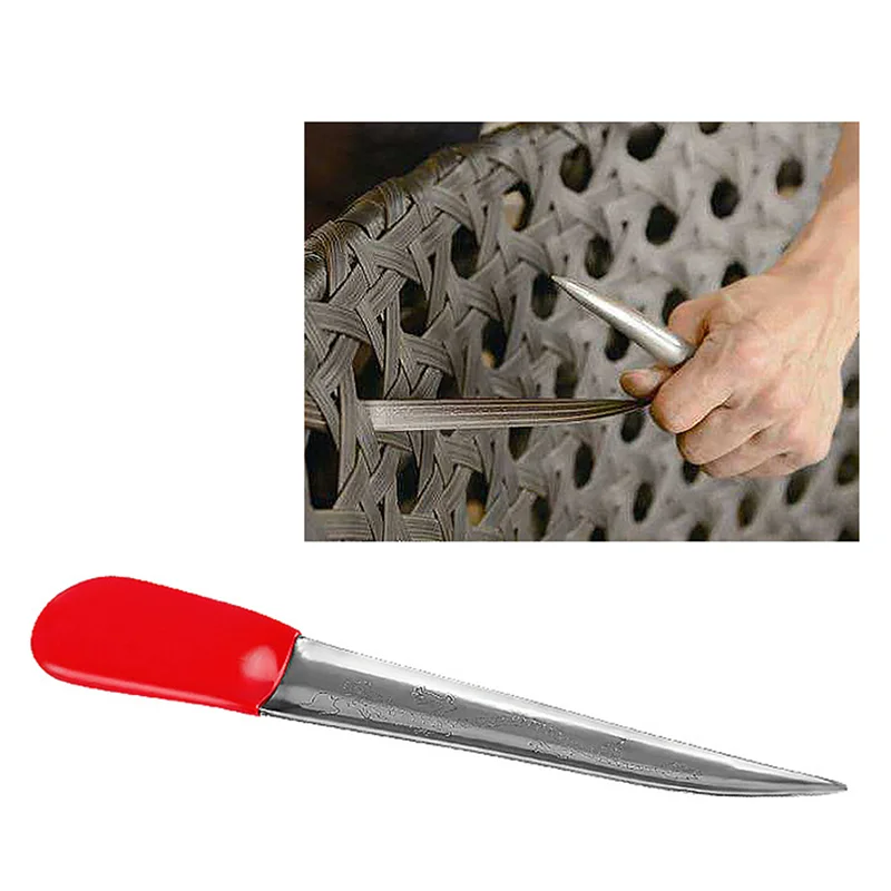 Multifunctional Knife DIY Pry Cutter Tool Manganese Steel Needle Rattan Furniture Work Blade Knives Weaving Repairing Tools