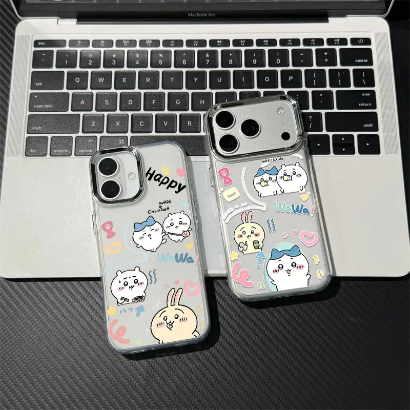 Cute C-Chiikawas Phone Case for Samsung Galaxy S26 S25 S24 S23 S22 S21 S20 Note20 FE Ultra Edge Plus 5G Transparent Soft Cover