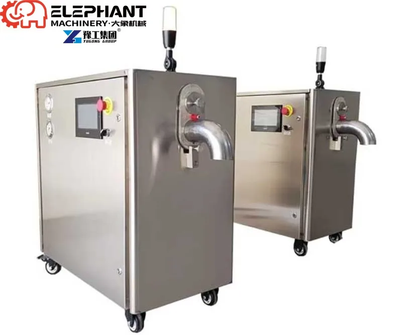 Dry Ice Pellet Maker, Portable Machine To Produce Rice Shape Dry Ice Pellets For Dry Ice Blasting Cleaning