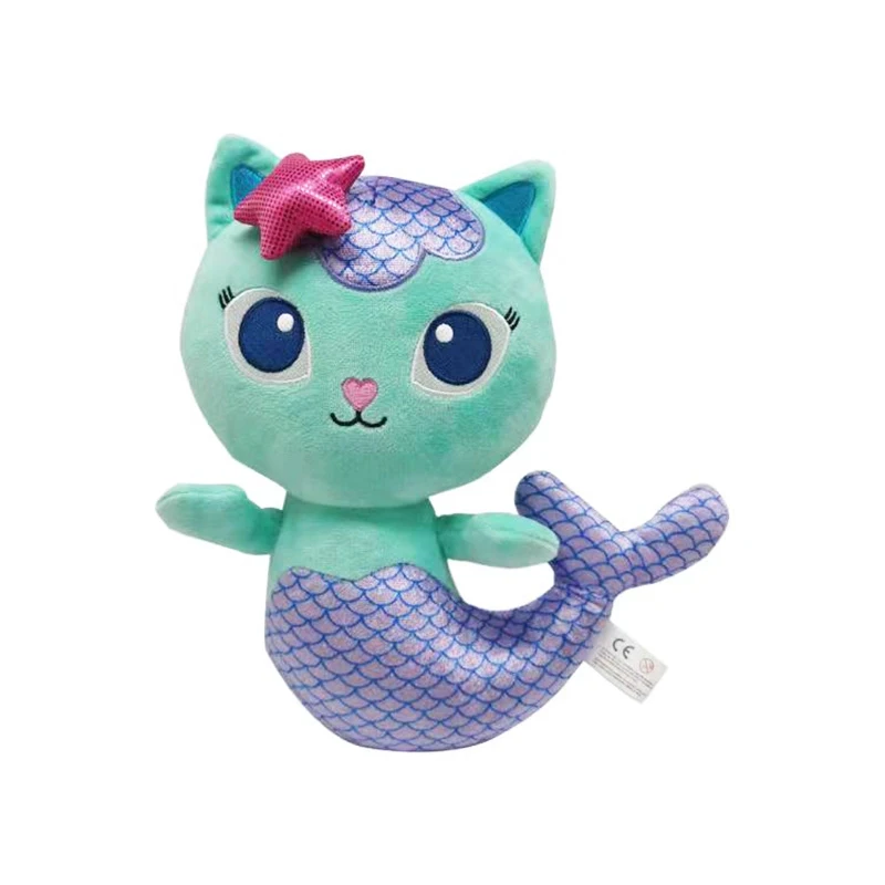 Gabby Poppenhuis Knuffel Cosplay Plushie Pop Pandy Poten Mercat Catrat Kitty Fee Knuffel Zacht Kussen Voor Kids Birthday