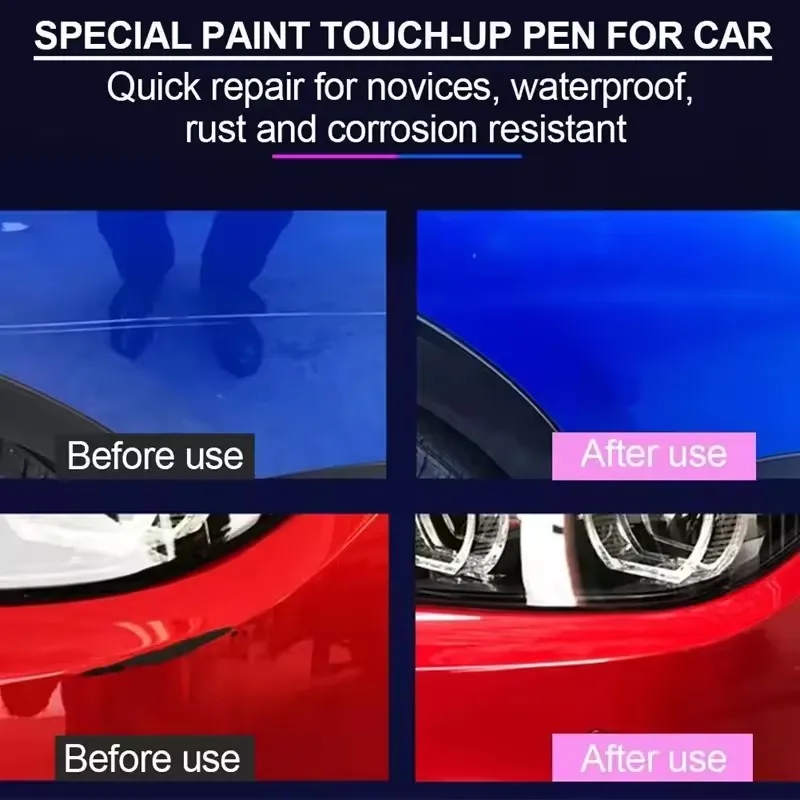 Auto-Lackstift 10ml Kratzer-Reparaturstift Wasserdichter Permanenter Autolack-Nachfüllstift Werkzeug zur Karosseriereparatur – Detail 3