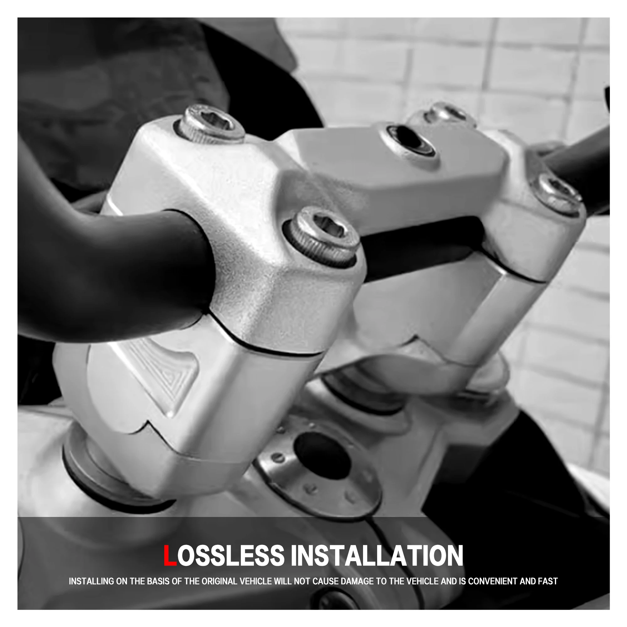 ل BMW G310GS G310R G310 G 310 GS/R 2016-2023 دراجة نارية CNC مقود Raiser تمديد جبل المشبك محول المقود الناهض