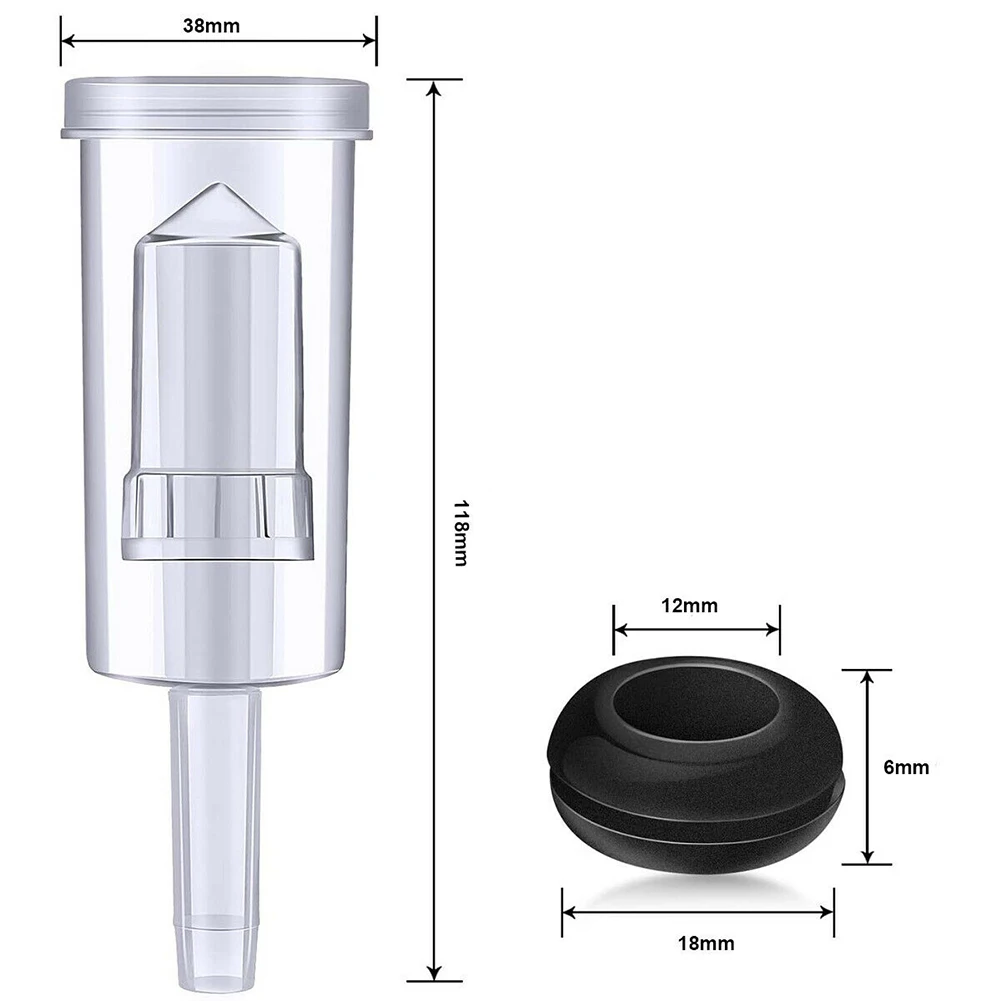 With Grommet Air Lock 2pcs Fermentation Wine Beer Making Three-Piece Airlock Water Sealed Check Valve Hot Sale