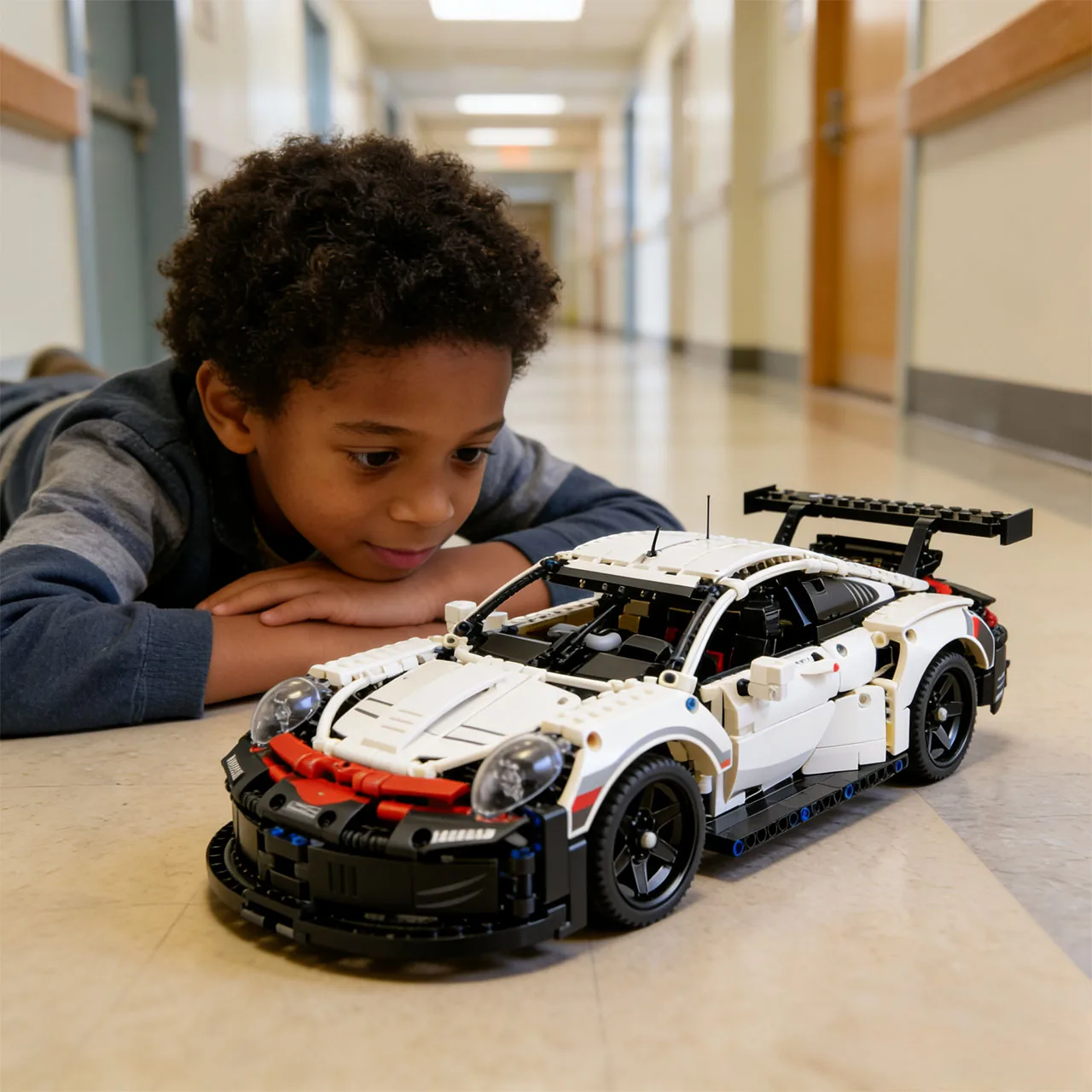 

Конструктор Technic 911RSR (1580 деталей) — гоночный автомобиль, модель для сборки, подарок на день рождения для мальчиков, украшение для дома