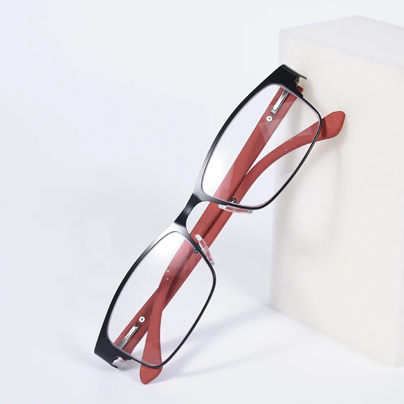 Neue Anti Blau Licht Blockieren Lesebrille Männer Metall Rahmen Business Rezept Computer Reader + 100 + 200 + 300