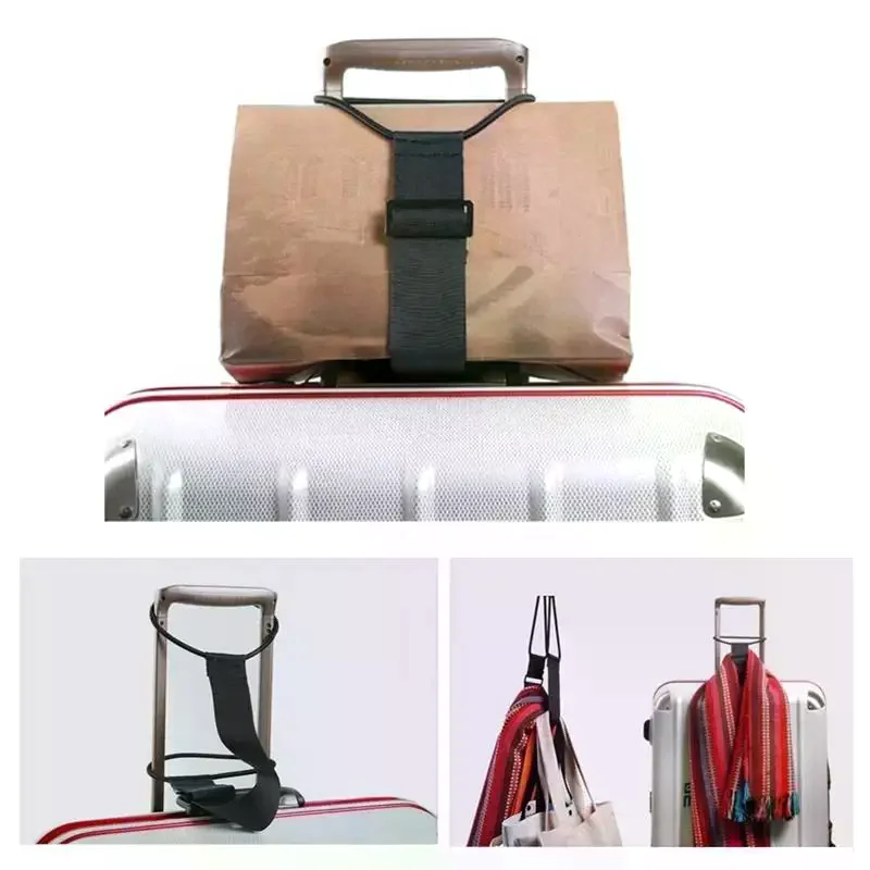 

Adjustable Elastic Luggage Strap Carrier Strap Baggage Bungee Belts Suitcase Travel Security Carry On Straps