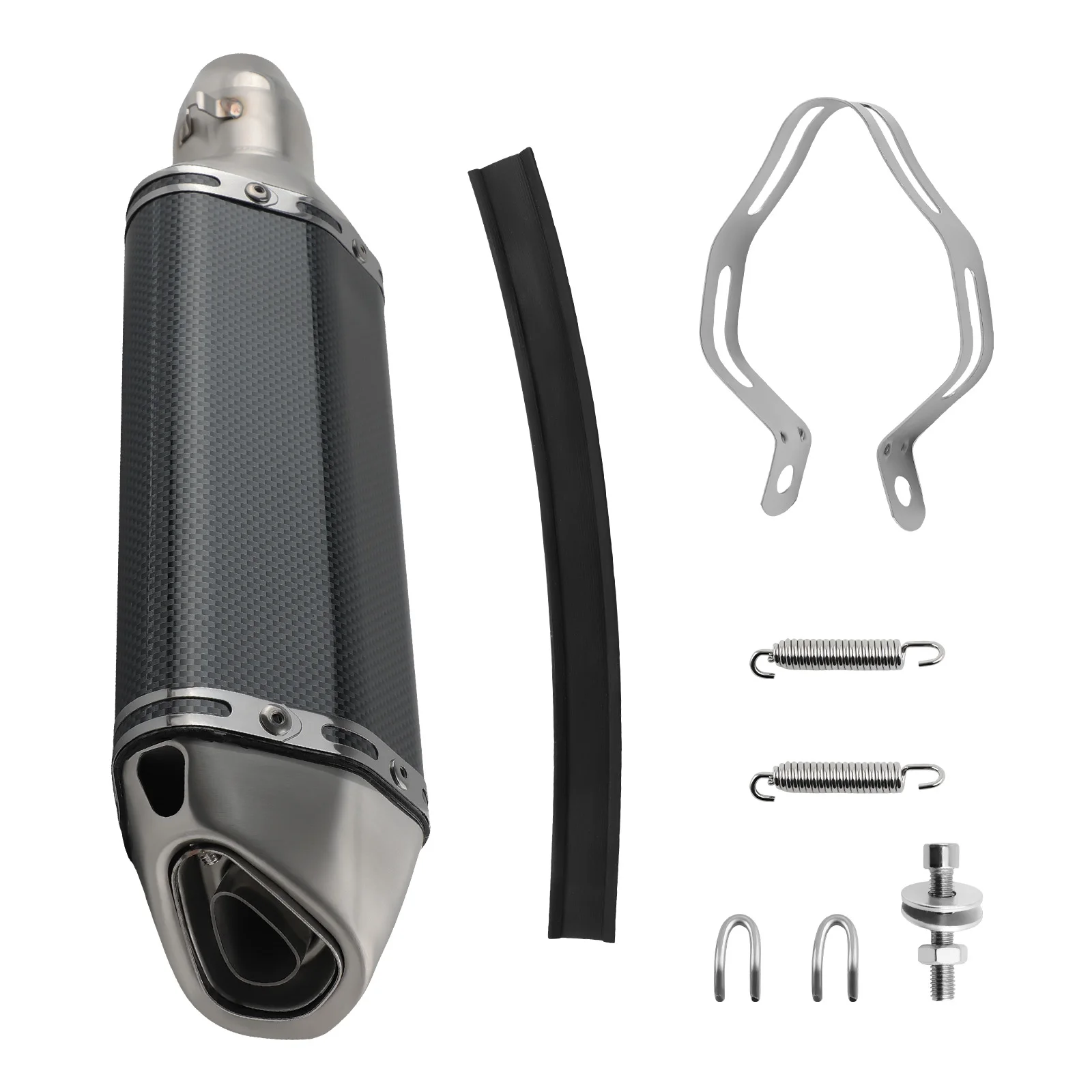 38-51mm Universal Exhaust Muffler Pipe Slip-on Silencer DB Killer for Motorcycle