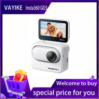 Insta360 GO3 32G 64GB 128G Mini Action Camera 10m Waterproof Small Micro Stabilized Action Camera Vlog Camera