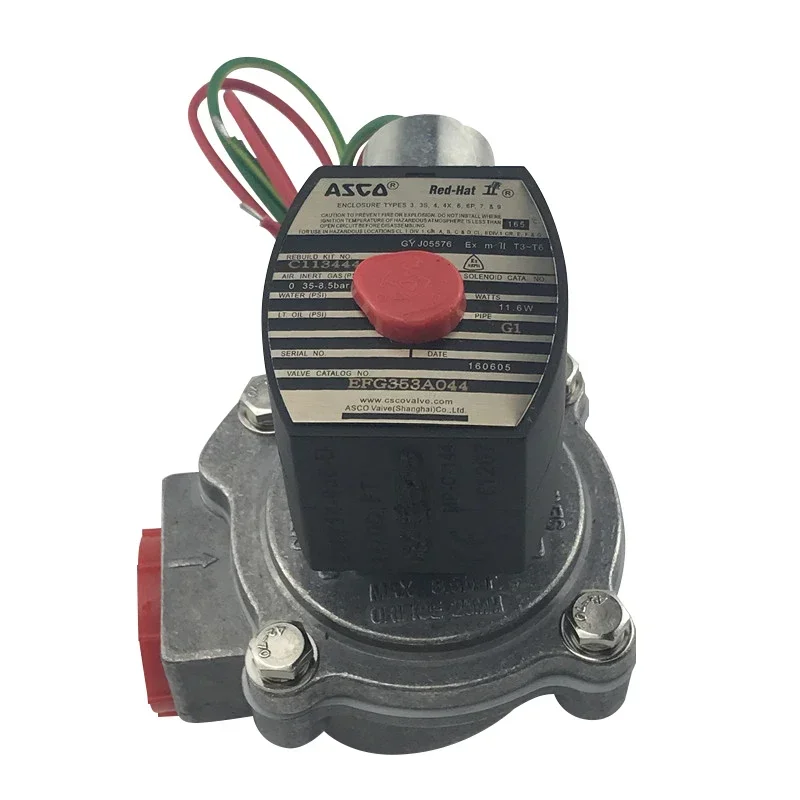 ASCO Solenoid Pulse Valve 080 EFG353A044/EFG353A043 G3/4 G1 Coil DC24V AC220V