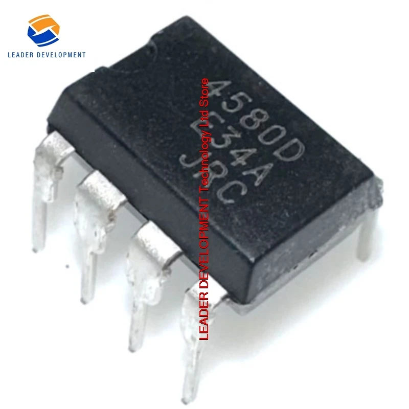 10pcs/lot NJM4580D JRC4580D JRC 4580D DIP-8 In Stock Original New