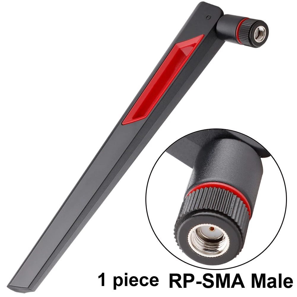 12 DBi Dual-Band WLAN-Antenne 2,4G 5G 5,8GHz SMA-Stecker/RP-SMA-Stecker Universelle Antenne Verstärker WLAN-Router Signalverstärker
