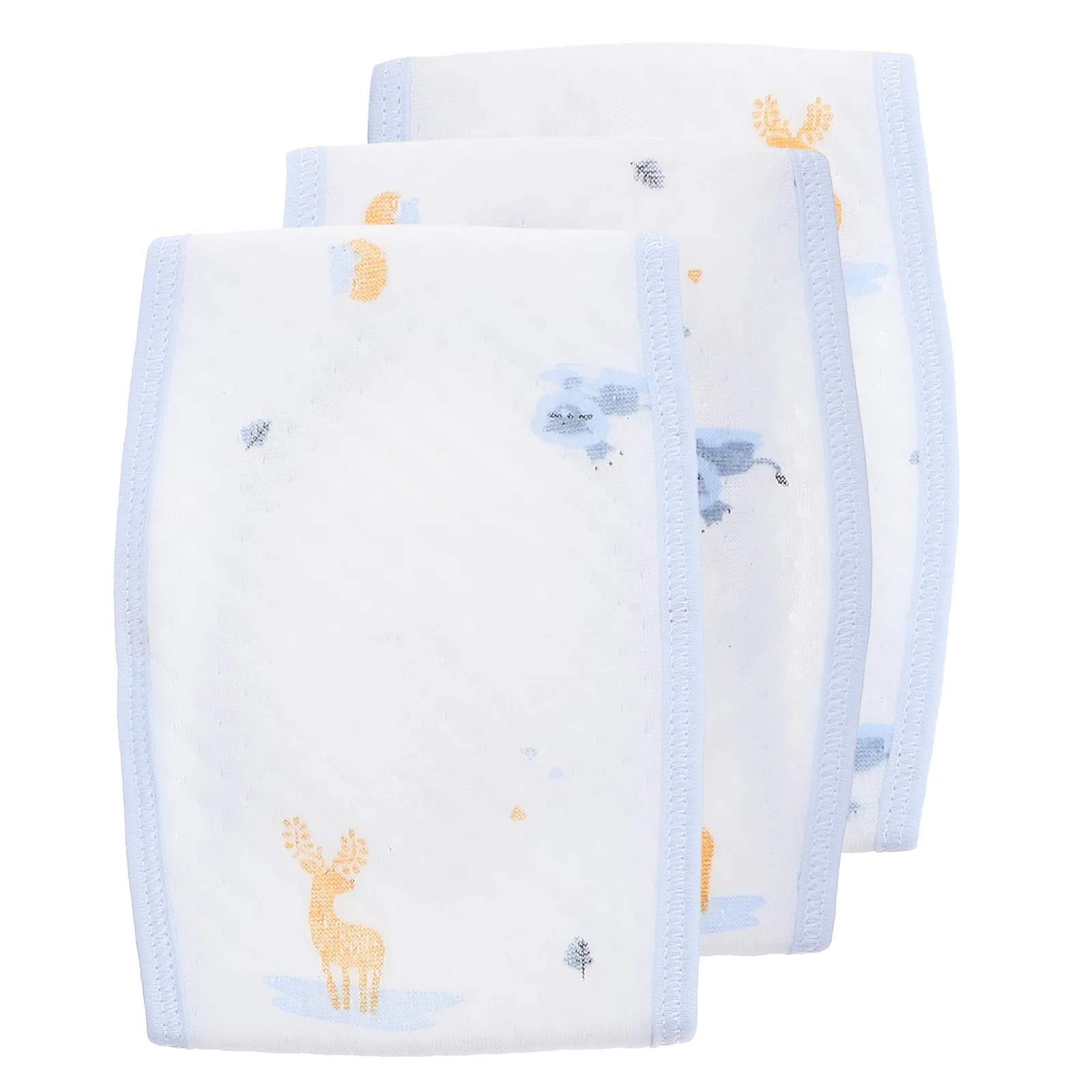 3 قطعة حزام البطن الرضع القطن الوليد أحزمة البطن المطبوعة حزام السرة للطفل الدافئة لينة حماية الشتاء في الهواء الطلق الاستخدام الداخلي #3