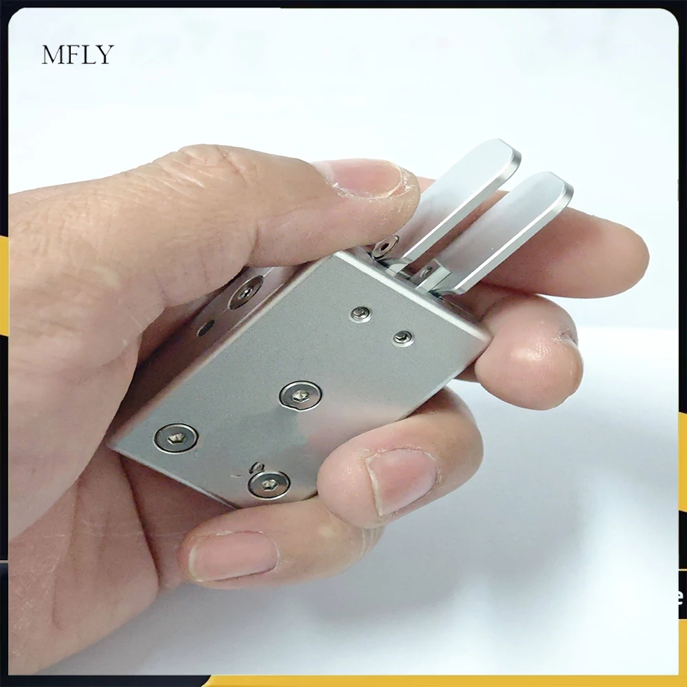 Ambidextrous Design Professional Aluminum Alloy Dual-Paddle Morse Code Key - Magnetically Adjustable