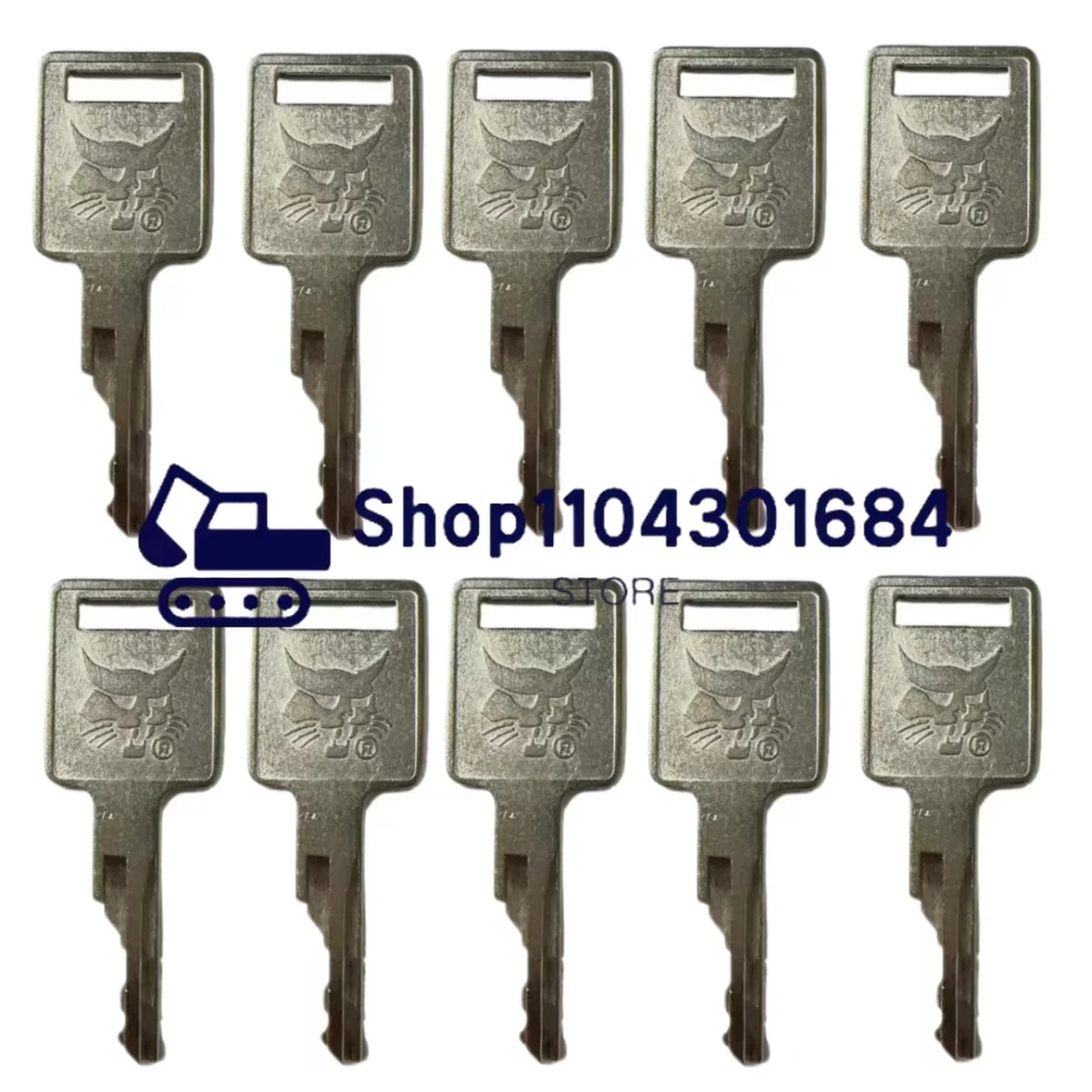 5pcs/10pcs/20pcs D250 Ignition Key 6693241 for S550 S185 S331 S160 for Bobcat Skid Steer Loaders and Mini Excavators