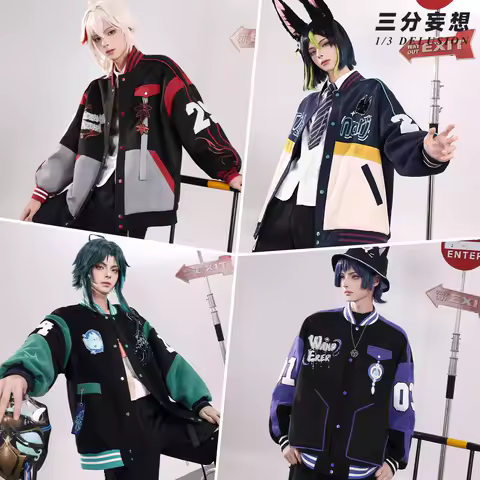 Kaedehara Kazuha Tighnari Scaramouche Xiao Daily Coat Game Genshin Impact Cosplay Costume Anime Men Role-playing Clothing S-XL