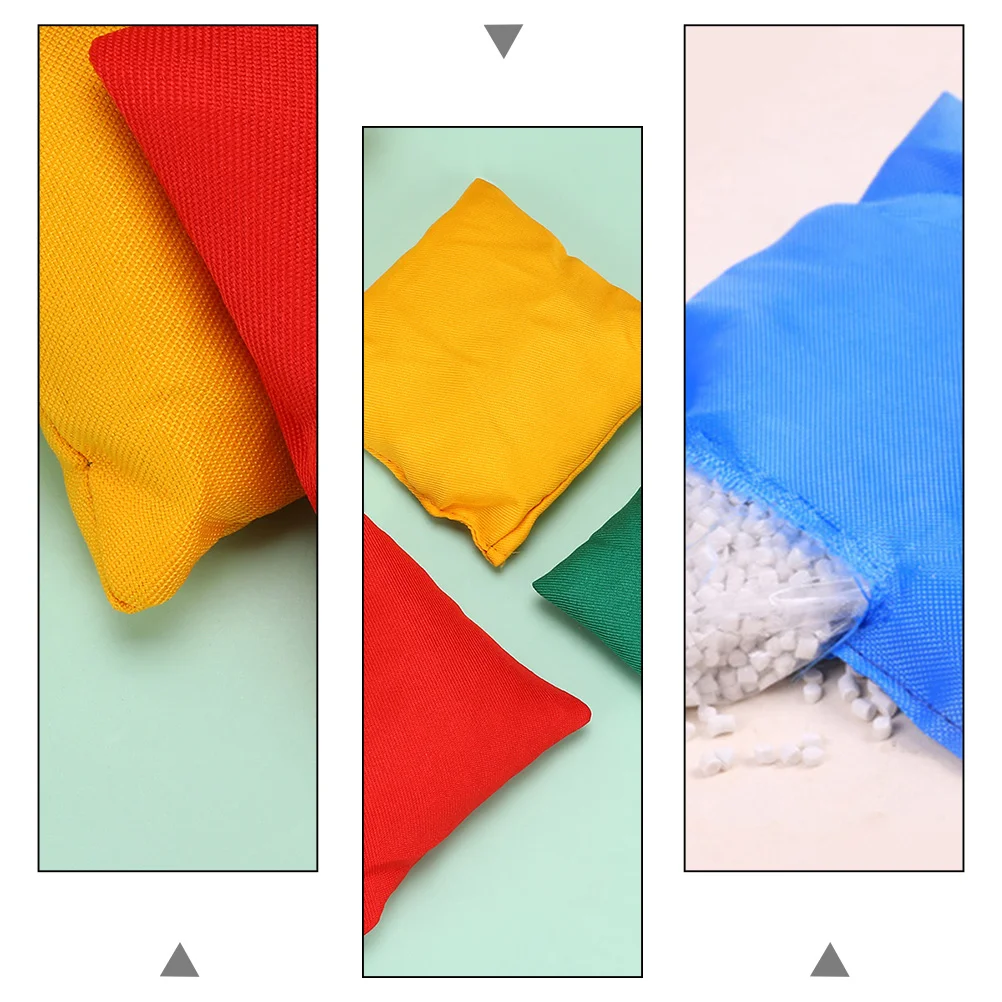 

12 Pcs Small Sandbag Toy Kids Game Outdoor Toys Ball Plastic Particles Child Sandbags