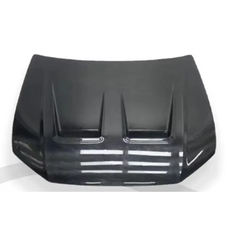M Style Dry Carbon Fiber Hood for Audi Q8/SQ8/RSQ8 2023-2025 4M Chassis Vented Engine Cover Replacement