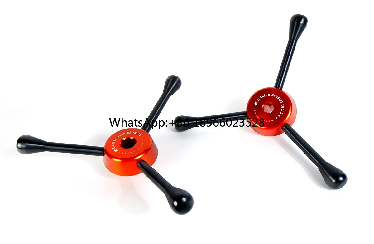 Factory OEM  quick spinning handles a 3 arm wheel style speed handle and a quick crank style handle