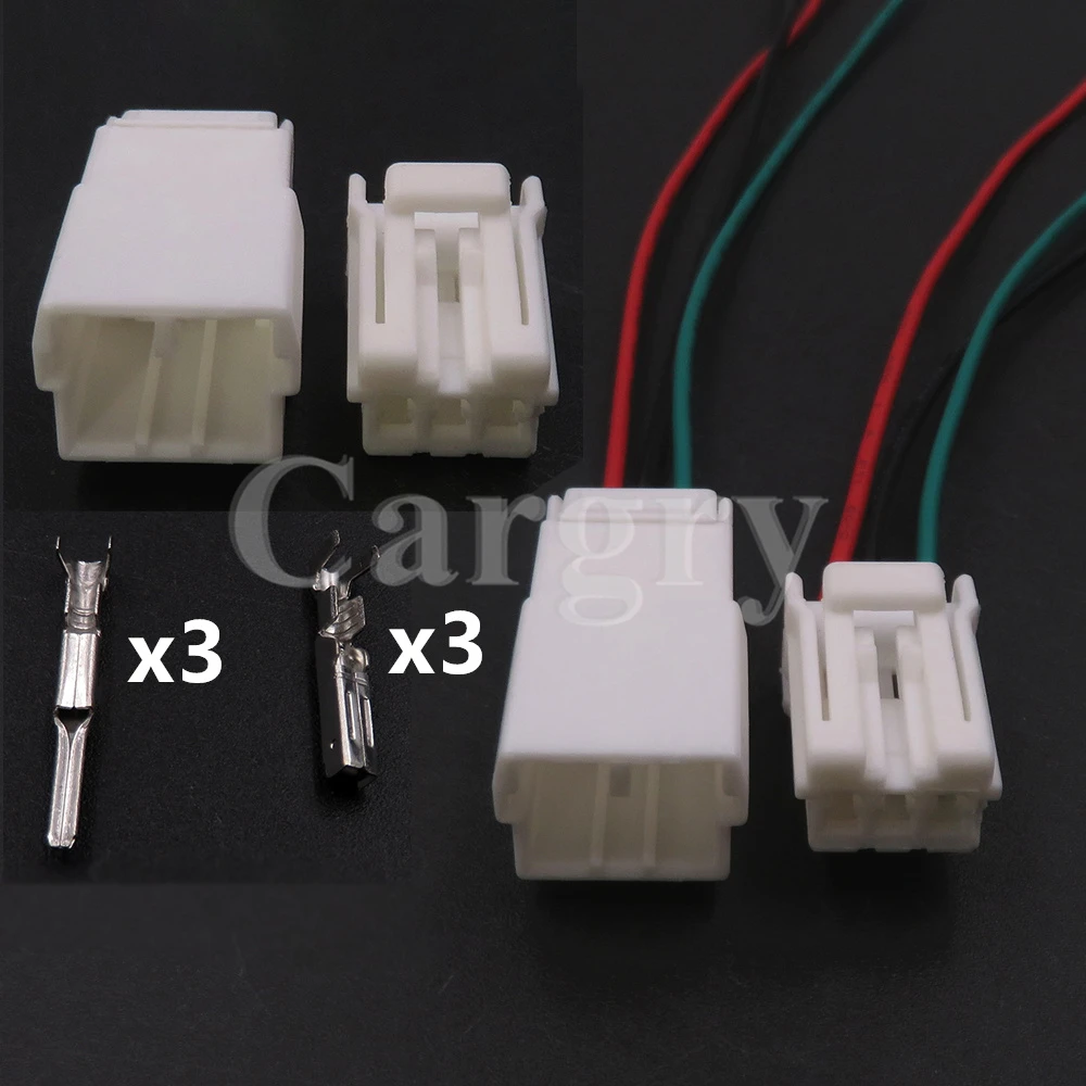 1 Set 3P Car Reading Light Cable Socket AC Assembly Auto Plastic Housing Connector 174928-1 174928-2 174921-1 174921-2 368500-1