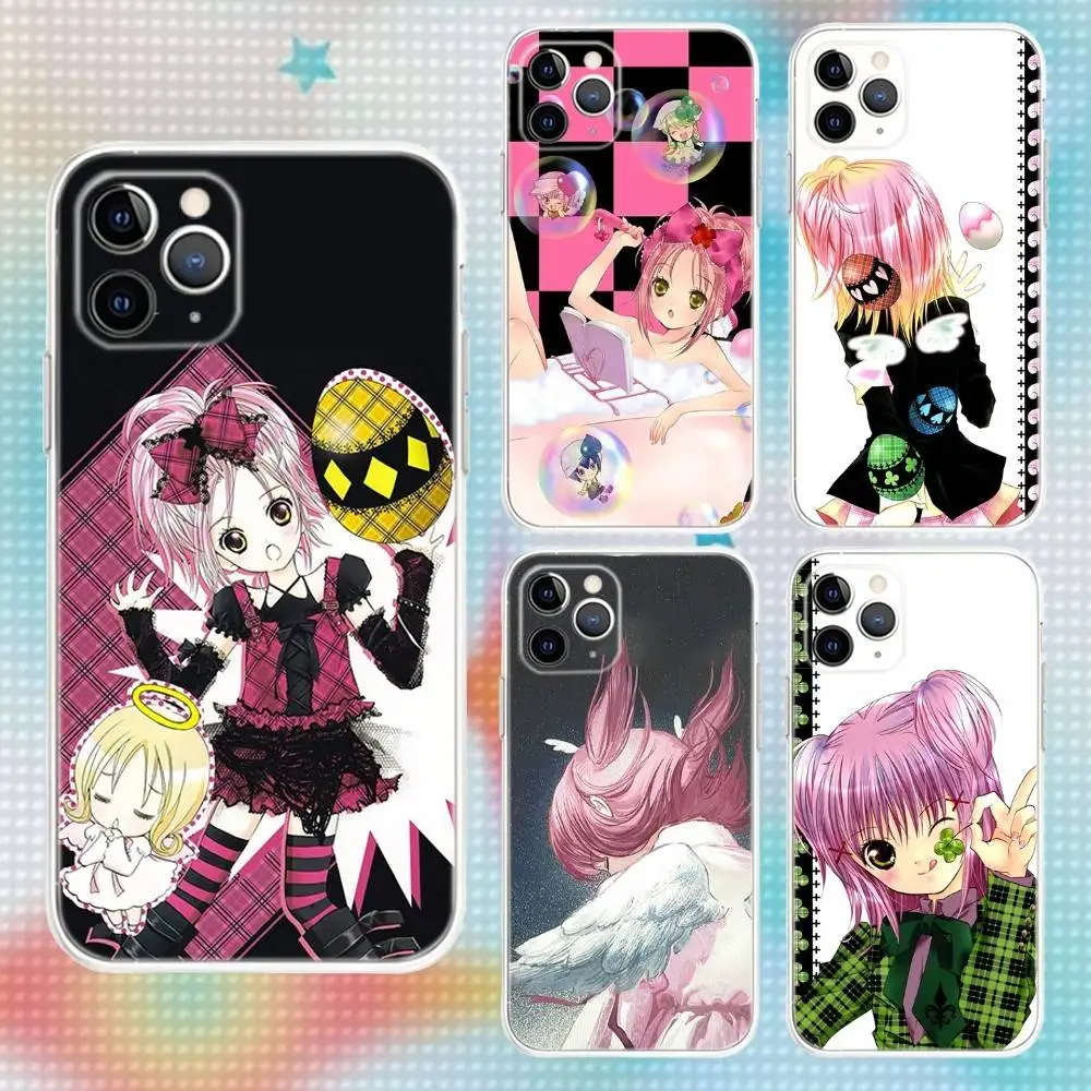 

ANIME Shugo Chara Amu Phone Case For iPhone 16,15,14,13,12,11 Pro,Max,Plus,X,XS,XR,SE,Mini Transparent Silicone Soft