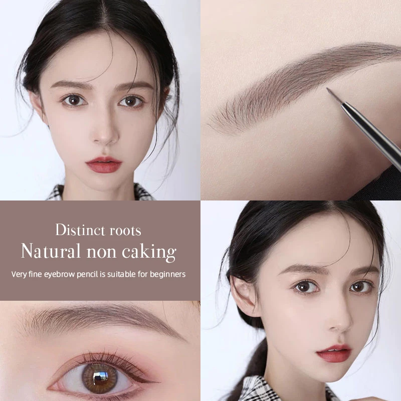 Eyebrow Pen Eyebrow Enhancers Long-lasting Waterproof Air-cushion Dye Eye Brows Gel Brown Tinted Liquid Eyebrows Tint Make Up