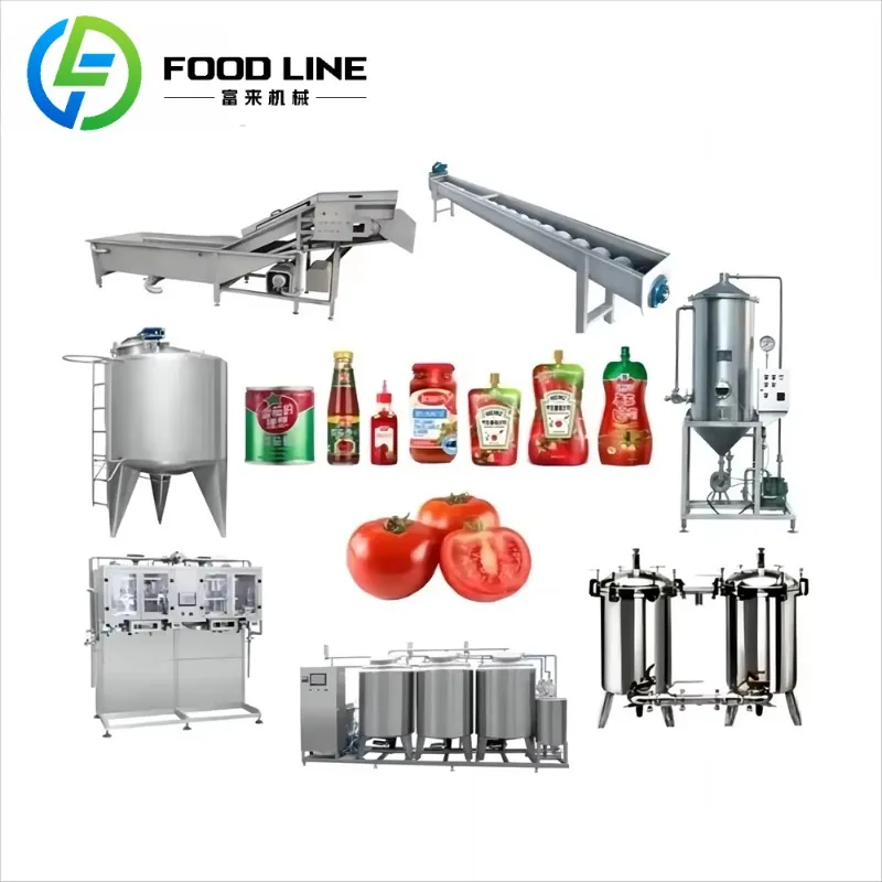 Tomato Sauce Making Machine Tomato Sauce Production Line Ketchup Making Machine