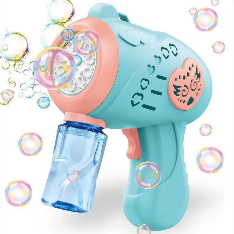 Lanciarazzi a 32 fori macchina elettrica per bolle pistola per bolle bagno estivo da spiaggia gioco all'aperto giocattoli Fantasy per bambini regalo per bambini.