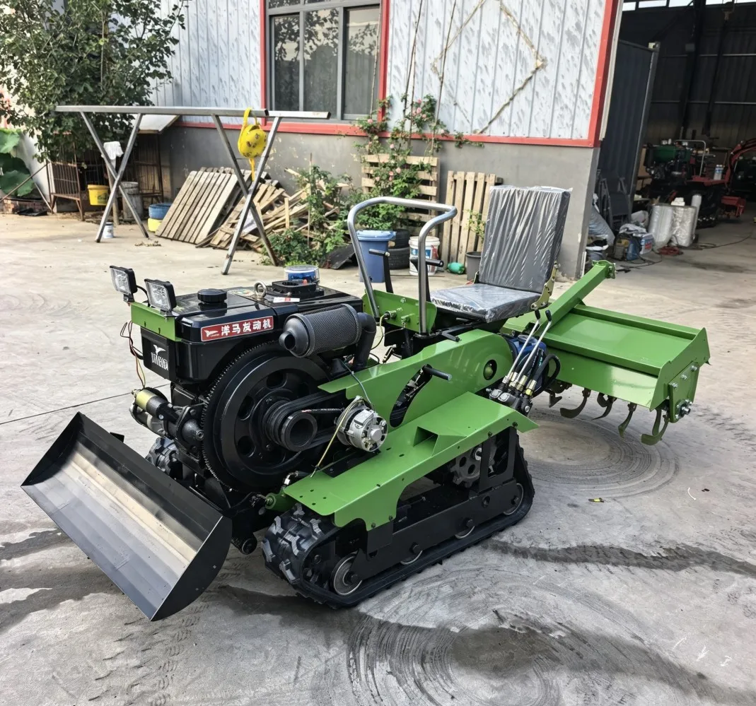 Human Comfort Optimized Ride-on Micro Tiller Greatly Lower Labor Consumption For Field Work