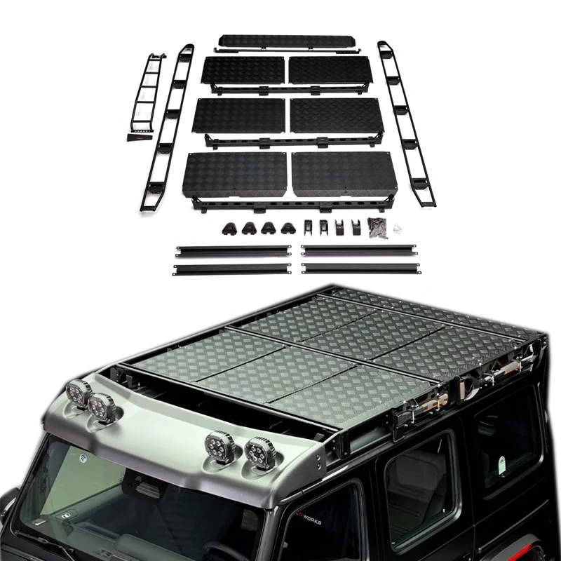

New Arrival W465 Roof Luggage with Ladder Short Version W465 Car Accessories Auto Parts