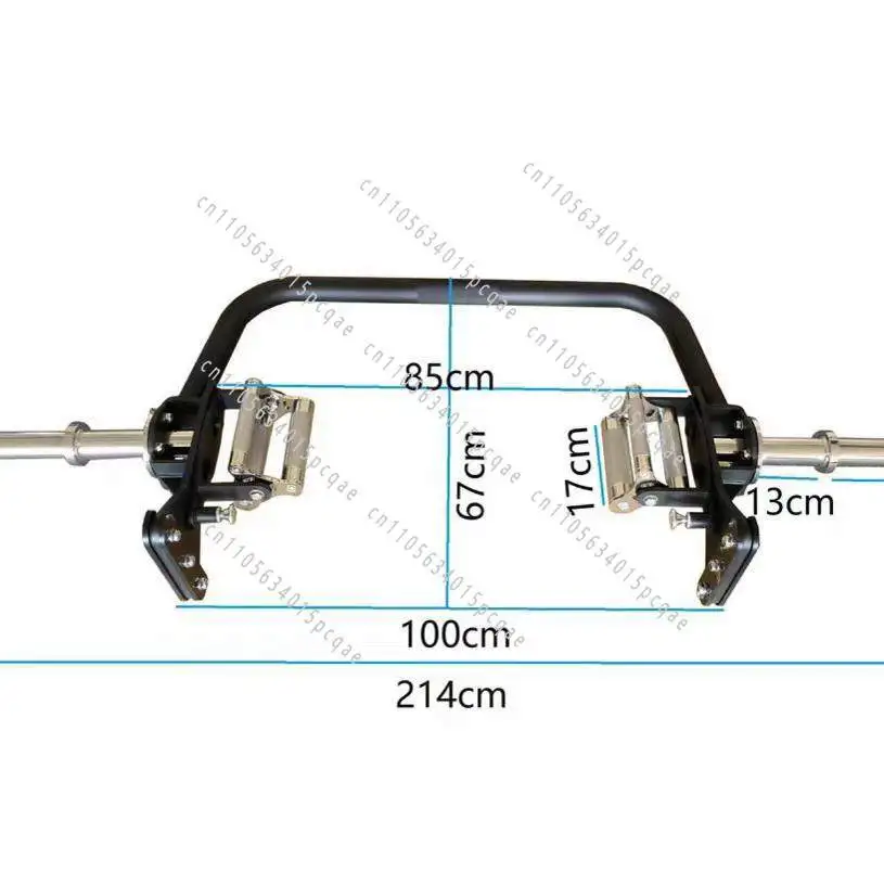 Open Hard Tie Rod, Six-frame Hard Tie Rod, Squat Rod 35KG Rotating Handle Quick Removal