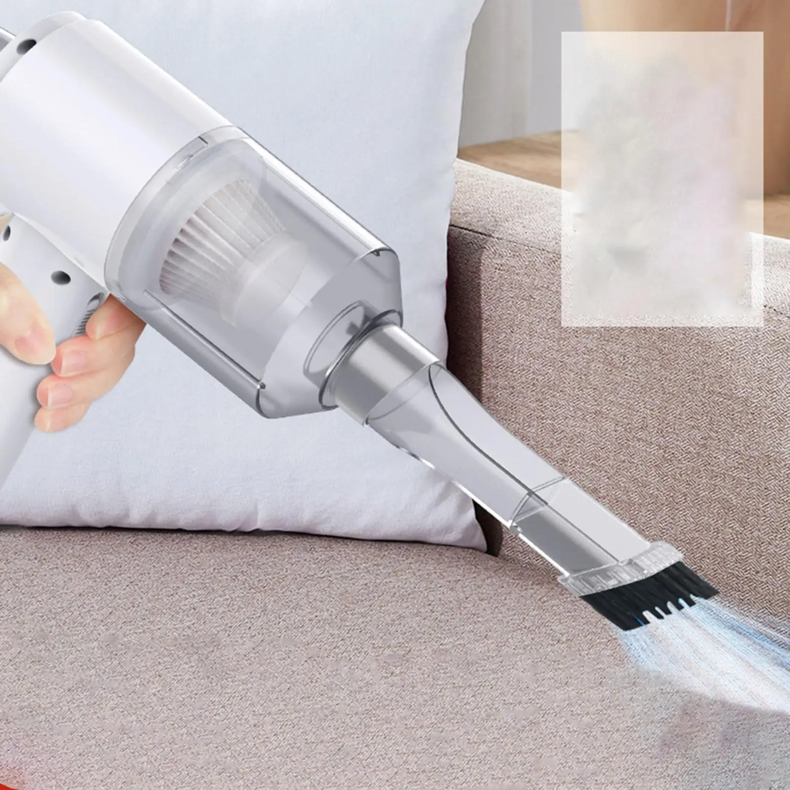 مكنسة كهربائية محمولة، فلتر خفيف الوزن وقابل للغسل للتنظيف الداخلي