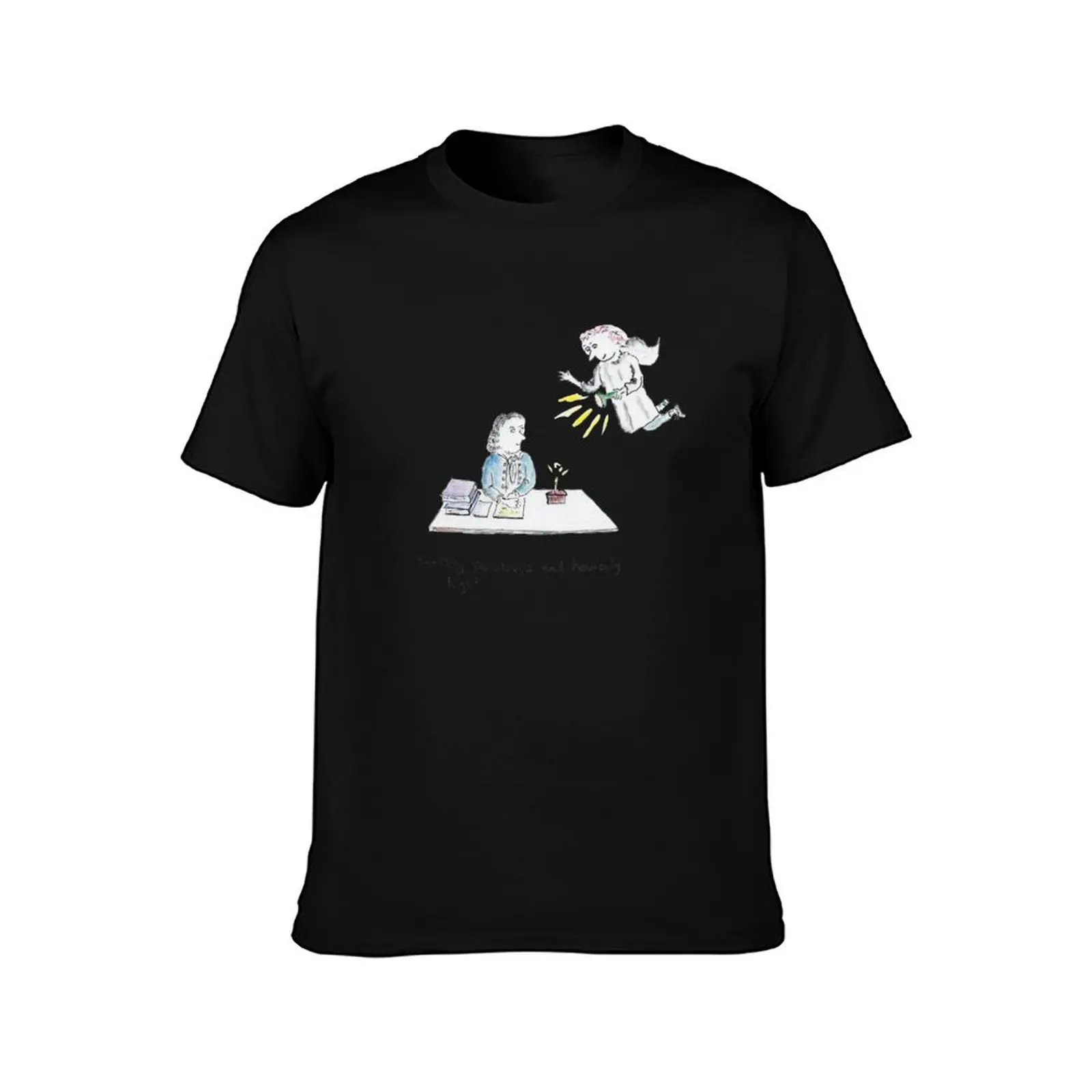 Earthly Knowledge and Heavenly Light T-Shirt Sweat Absorbing Sports Tee Shirt T-Shirt