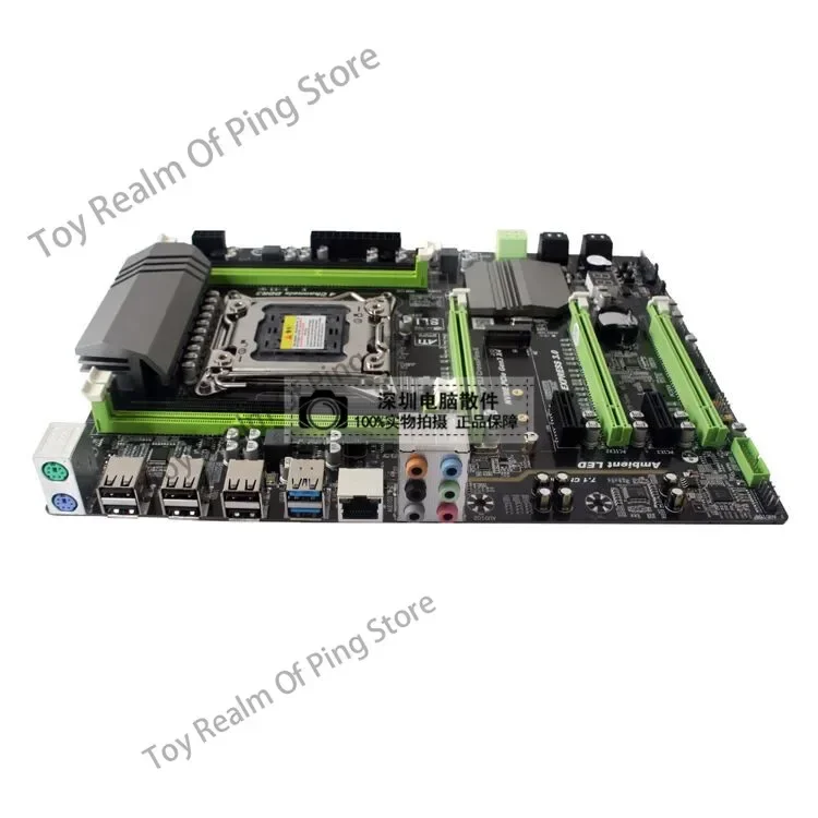 The new X79 big board PC motherboard CPU set 2011 pin supports E5-2670ECC 8G server memory