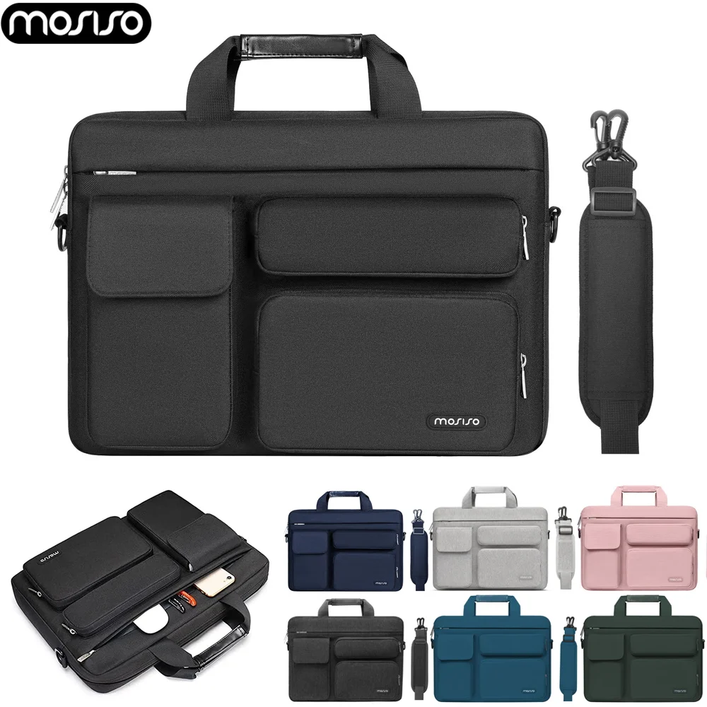 

13.3 14 15 16 17 inch Laptop HandBag Sleeve Case for Macbook Air Pro M1 M2 M3 2024 HP Huawei Dell Notebook Shoulder Briefcase