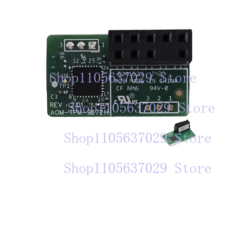 YYY  1pcs  For Supermicro AOM-TPM-9672H Horizontal TPM2.0 10Pin SPI Server Module