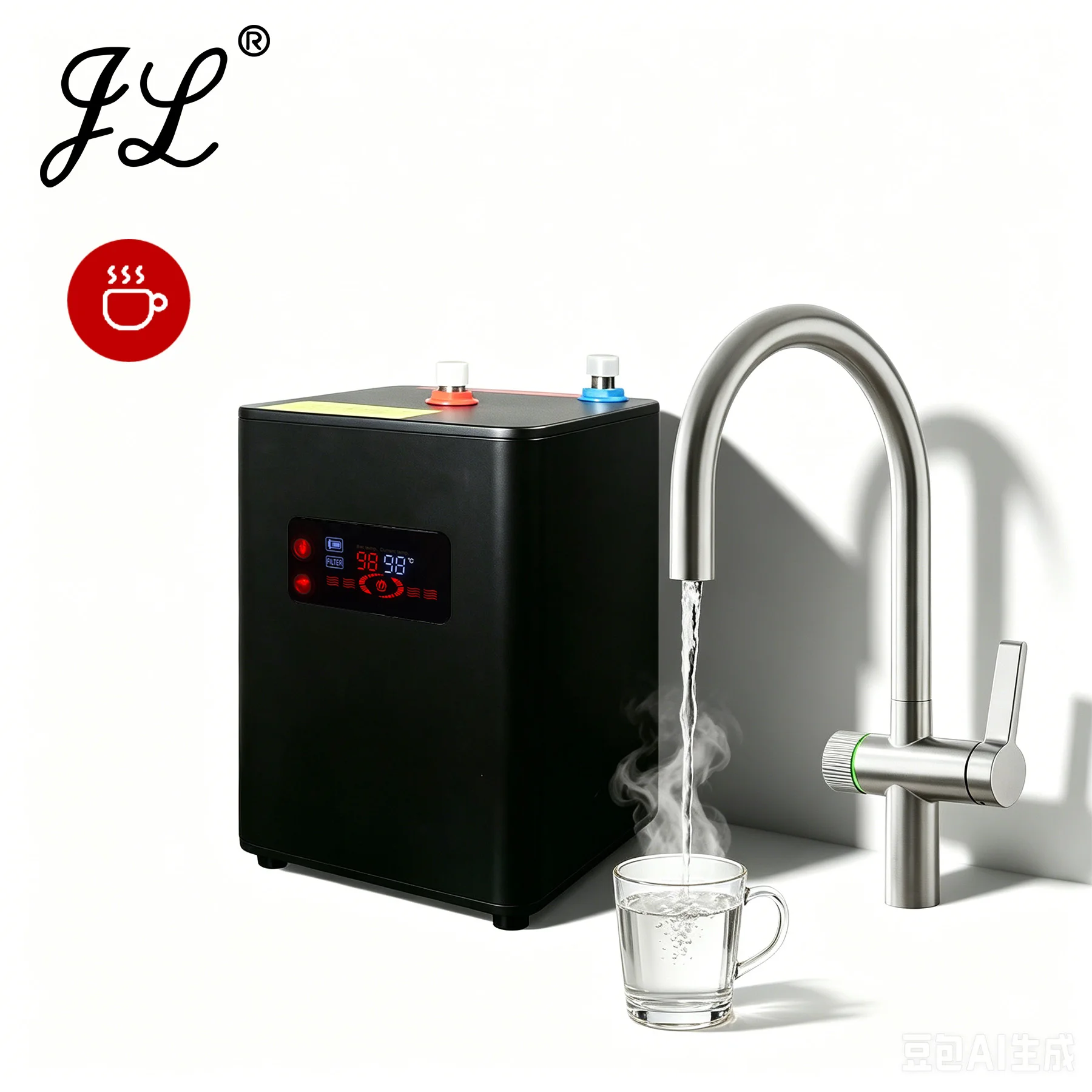 Mini Under Sink Water Heater Home Kitchen Tank Undersink Hot Water Faucet Water Dispenser