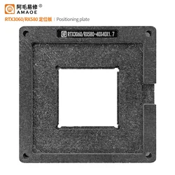 Amaoe Nvidia RTX3060 RX580 BGA Reballing Stencil Positioning Plate Board for GPU Graphics Card Chip Tin Planting