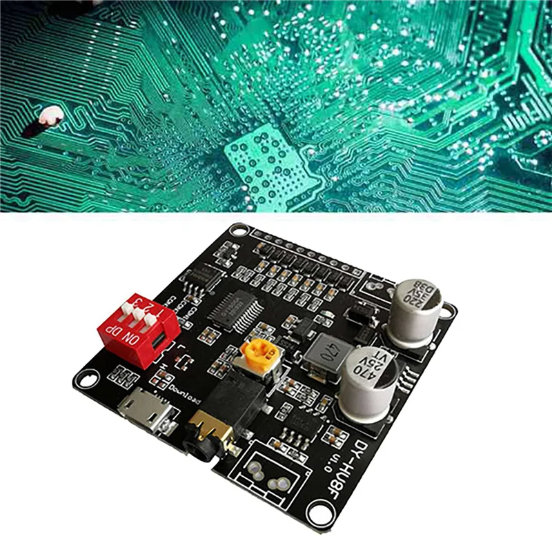 FUFU 2X DY-HV8F Voice Playback Module 12V/24V Trigger Serial Port Control 10W/20W With 8MB Flash Storage MP3 Player