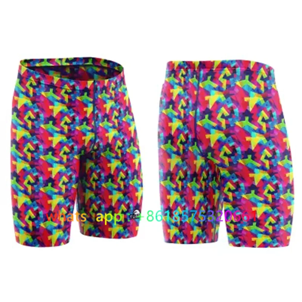 Summer Men's Swim Jammer Endurance Athletic Training Swimsuit Beach Swimming Trunks For Swimwear Jammers Tight Surf Shorts 2026