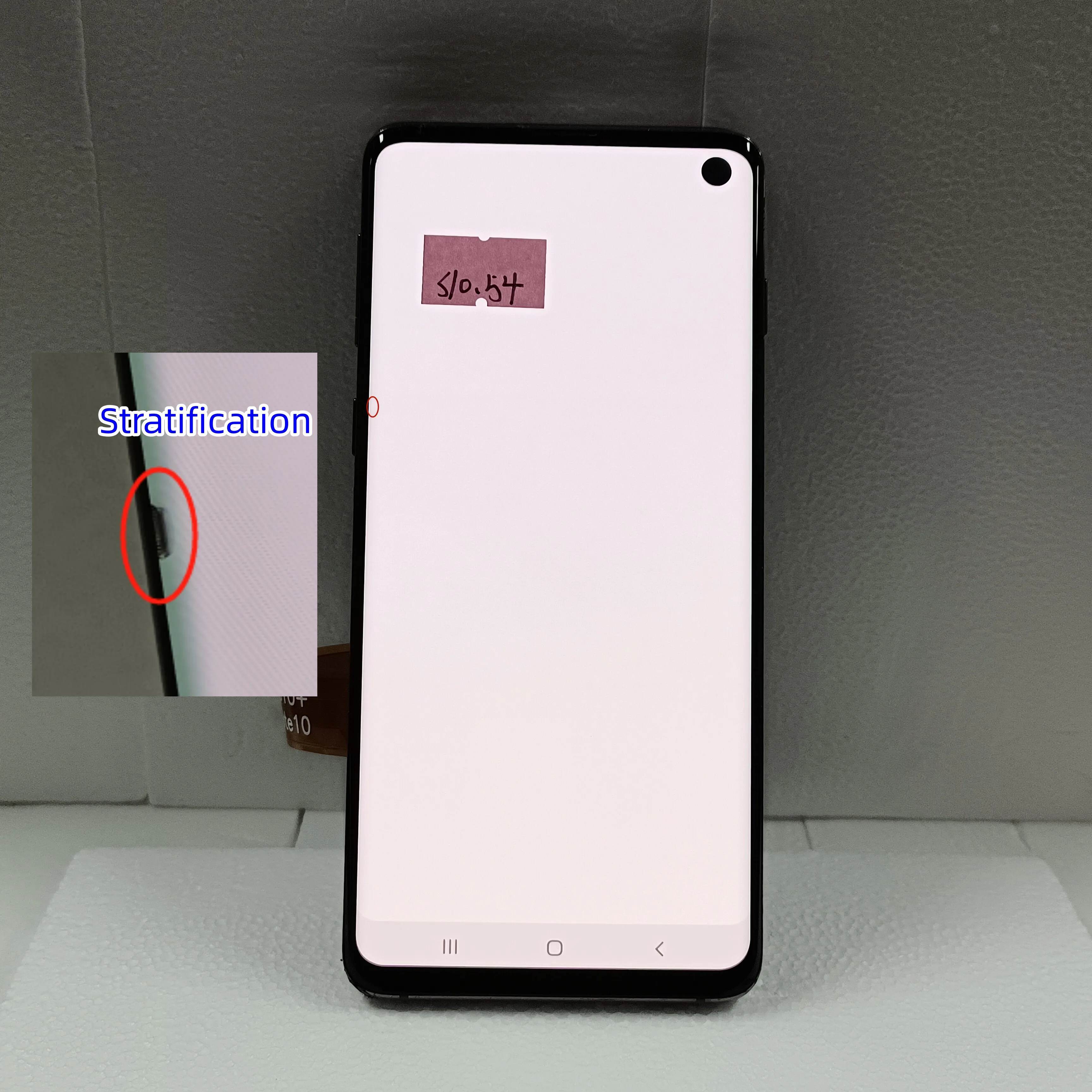 Imagem -06 - Amoled Lcd Touch Screen Digitador Assembly com Ponto Preto para Samsung Galaxy S10 G973f ds G973u Sm-g973 Alta Qualidade