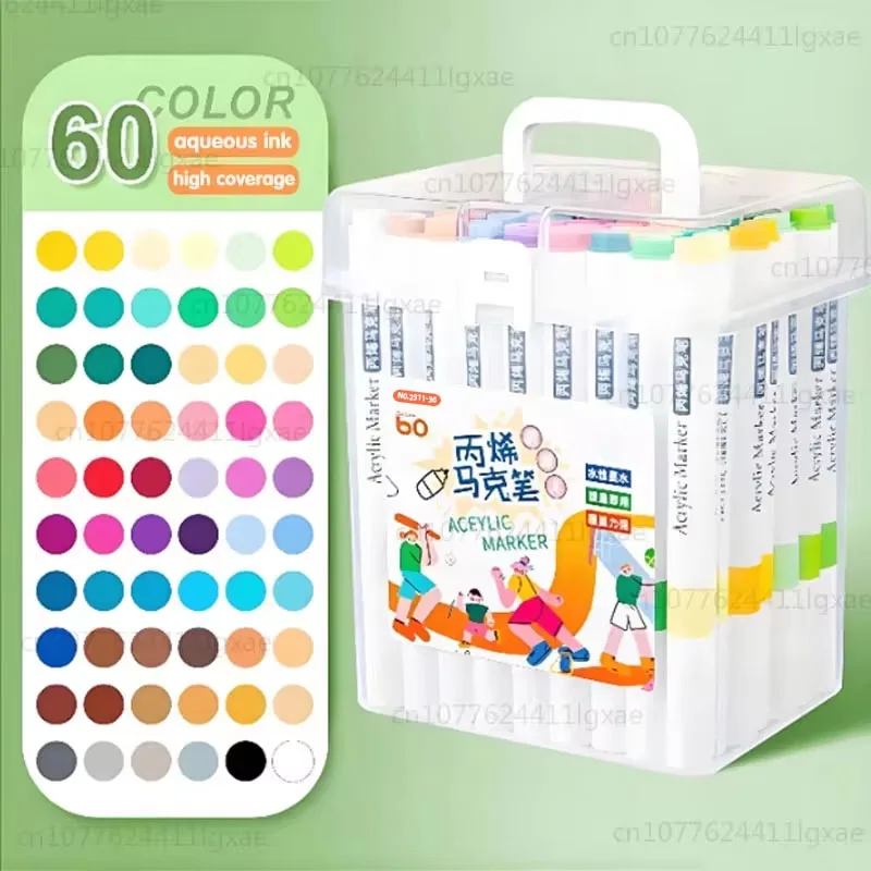 

Water-based Marker Pens Are Washable and Have Bright Colors They Are Stationery for Learning Drawing and Marking