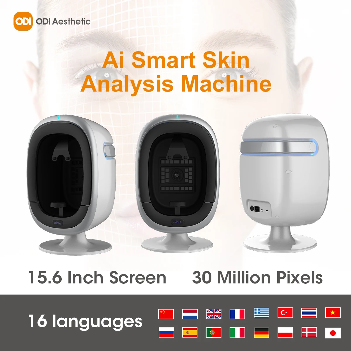 Professional Skin Care Ai 3D Face Scanner Facial Skin Analyzer Machine