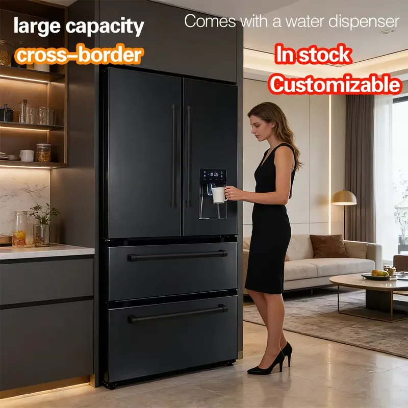 Air-cooled Frost-free Stainless Steel Side-by-side Refrigerator Compressor 500-599L Capacity Class Energy Efficiency Car