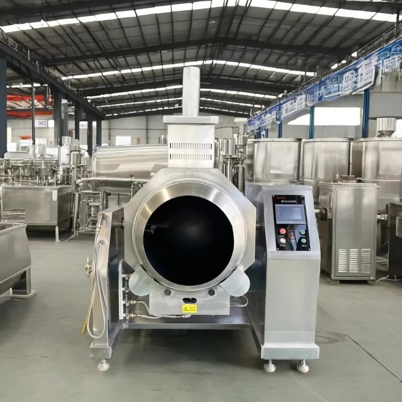 Industrial Automatic Stir Fry Equipment for Large Scale Kitchens Bulk Food Cooking Production Line Custom