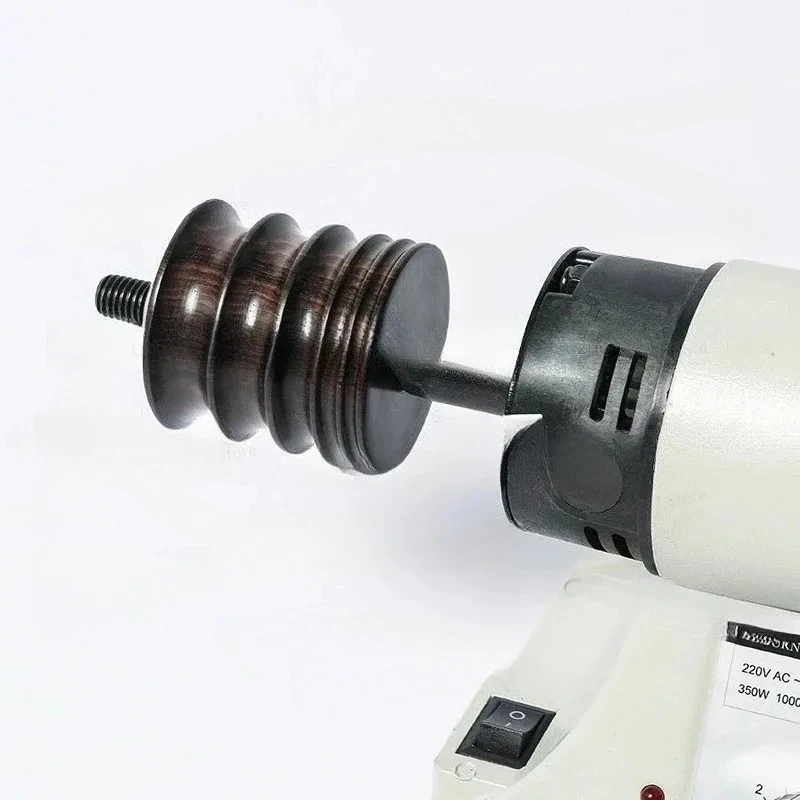 For Small Leather Grinding and Polishing Machine, Desktop Manual Leather Edging Machine, Polishing Tool Side