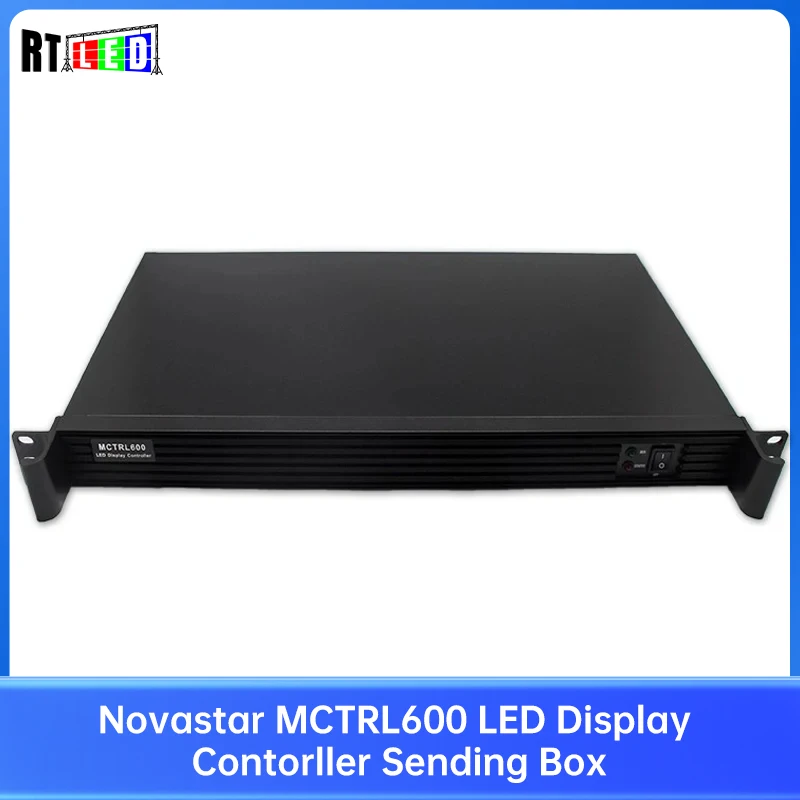 RTLED Novastar Sending Box MCTRL600 Full Color Indoor Outdoor Big LED Display Panel Control System Wedding Background LED Screen